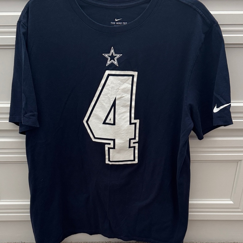 Men’s Nike Prescott #4 Dallas Cowboys Football Tee